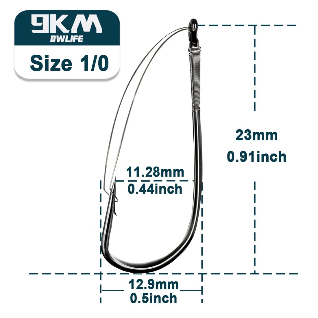 Háčky na červy bez zábrany (Weedless Wacky Rig), 10-30 ks