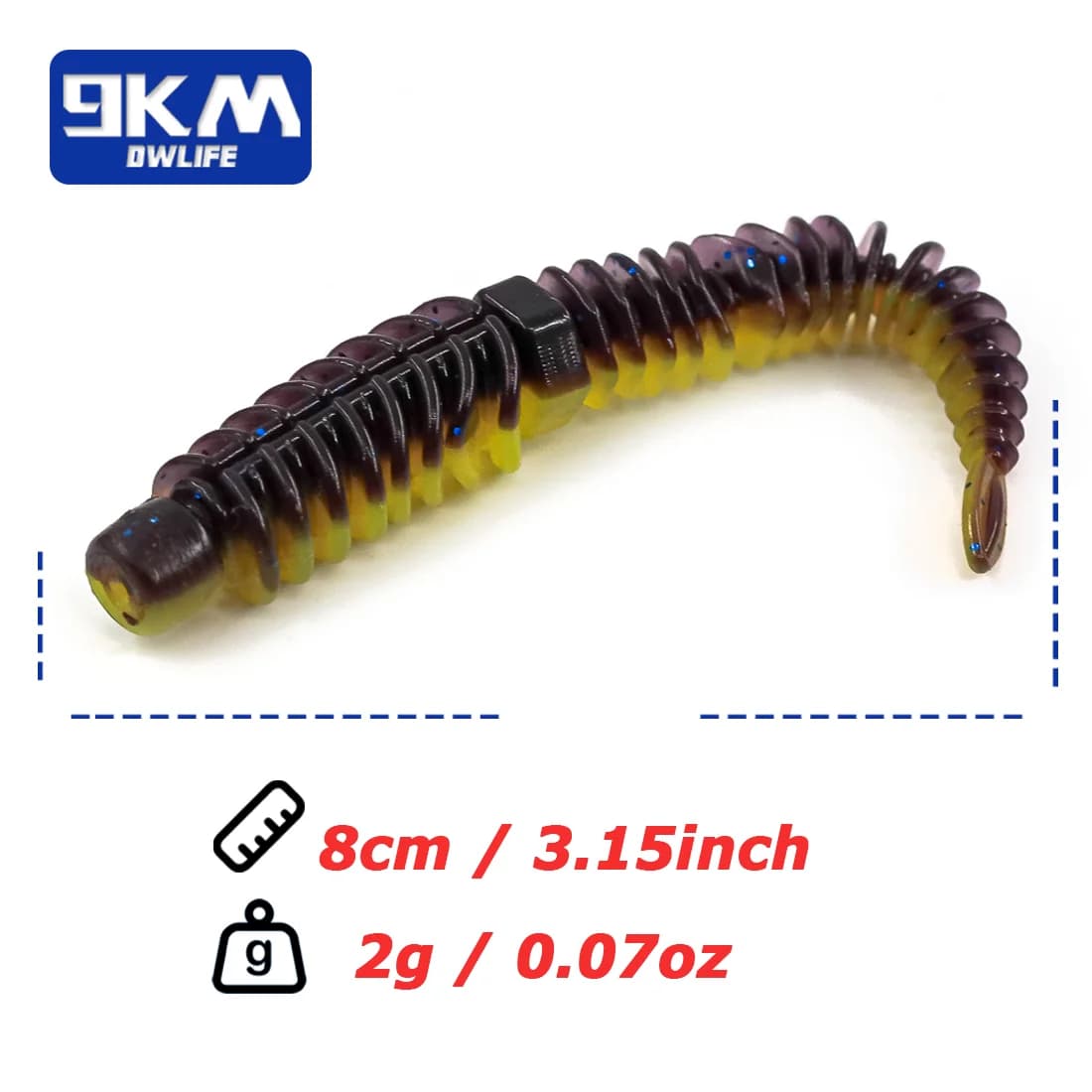 Měkké plastové swimbaity pro lov pstruhů a bassů metodou jigging