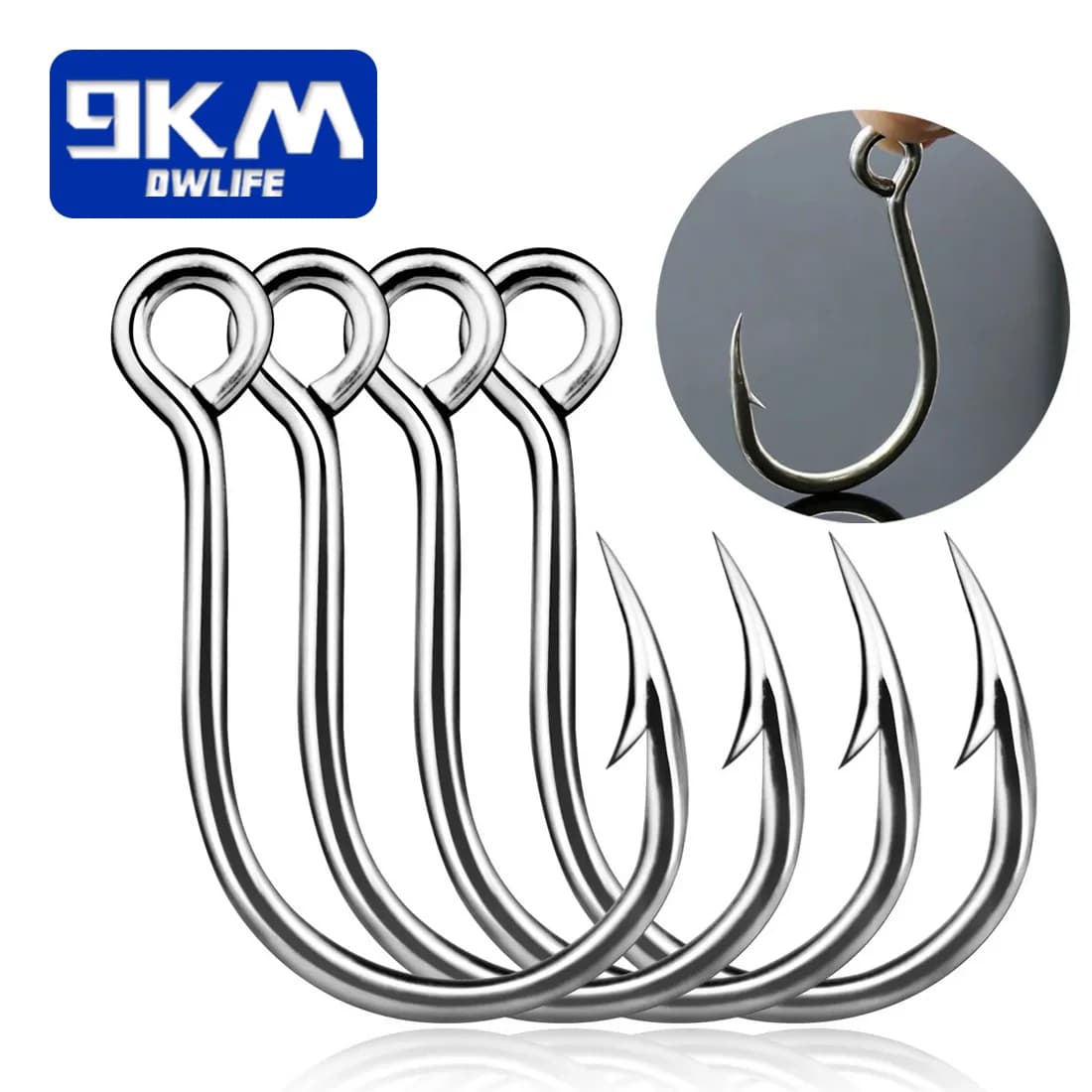 Háčky Inline Carp Jigging, vysokouhlíková ocel, 25 ks