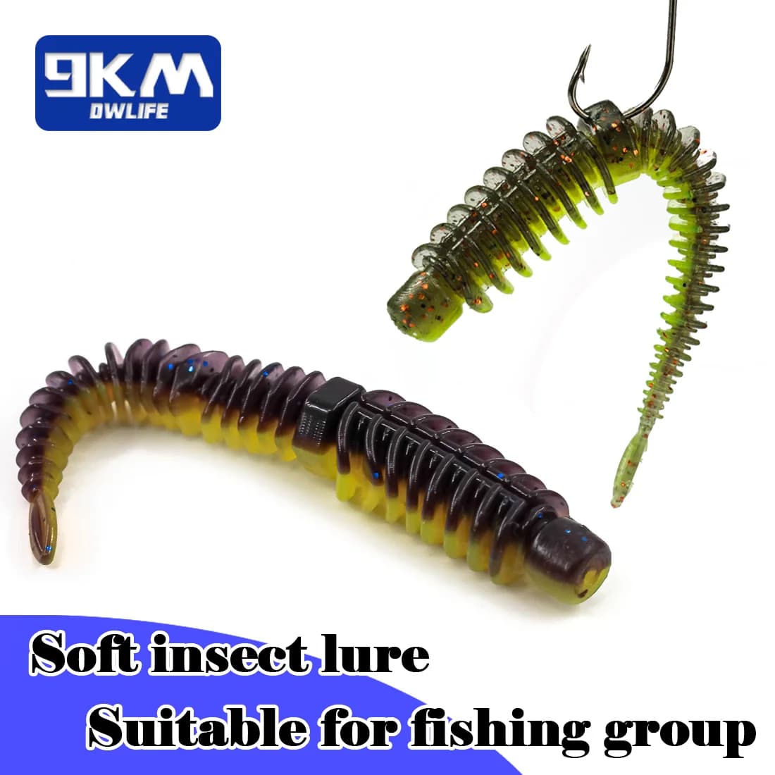 Měkké plastové swimbaity pro lov pstruhů a bassů metodou jigging