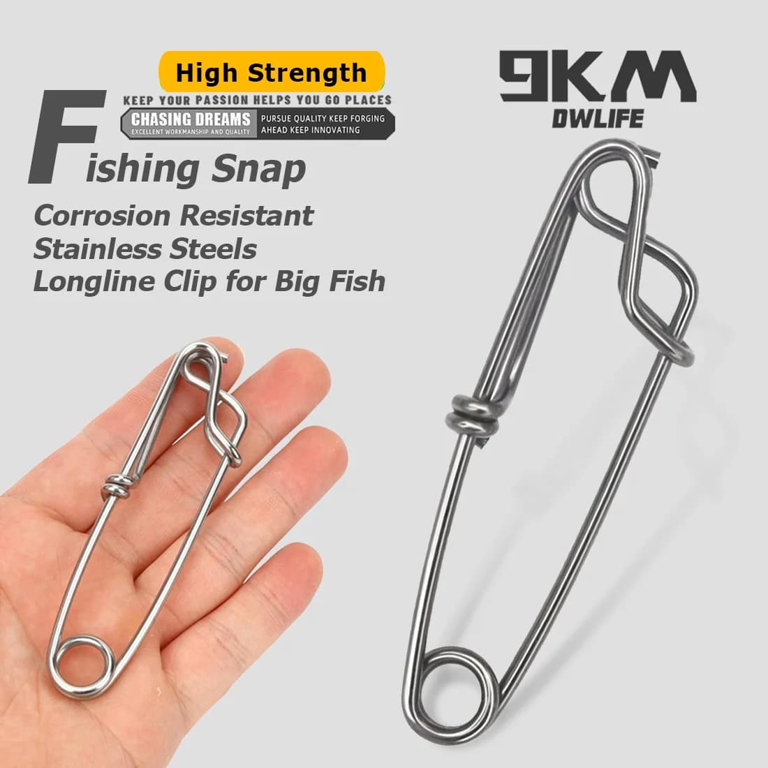 5 ks robustních svorek pro longline/trotline